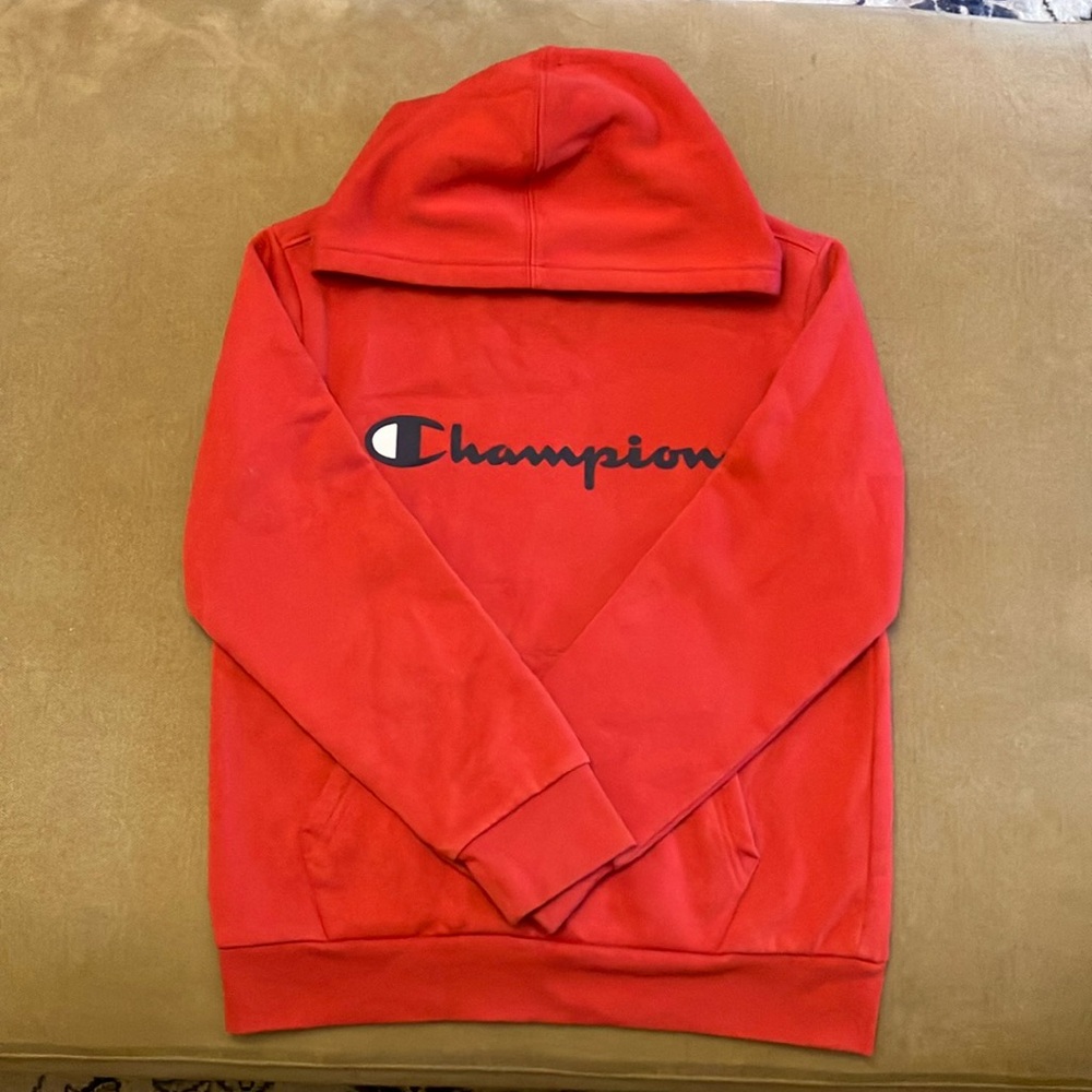Champion Boys 8 Classic Red Hoodie sweatshirt